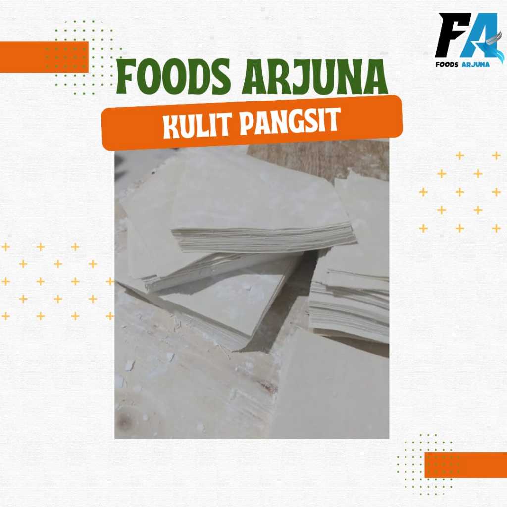 

kulit pangsit goreng 500 gram ukuran 10x10 untuk batagor bakso malang chuanki pangsit goreng