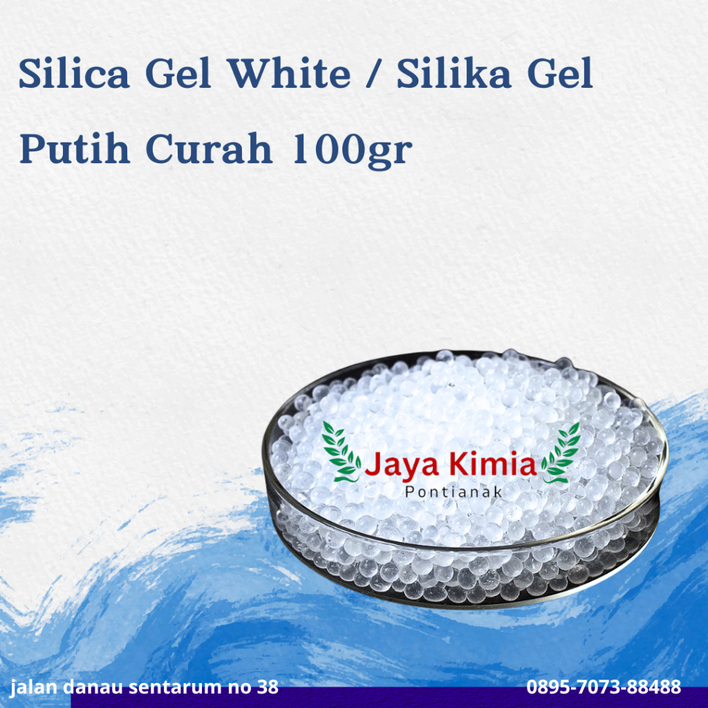 Silica Gel White / Silika Gel Putih Curah 100gr