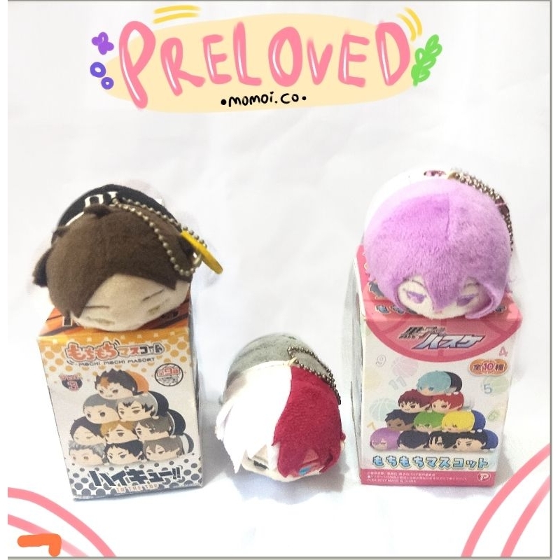 [PRELOVED, BACA DESKRIPSI] Mochi Anime Haikyuu Suna Rintarou, Boku no hero academia todoroki, Kuroko