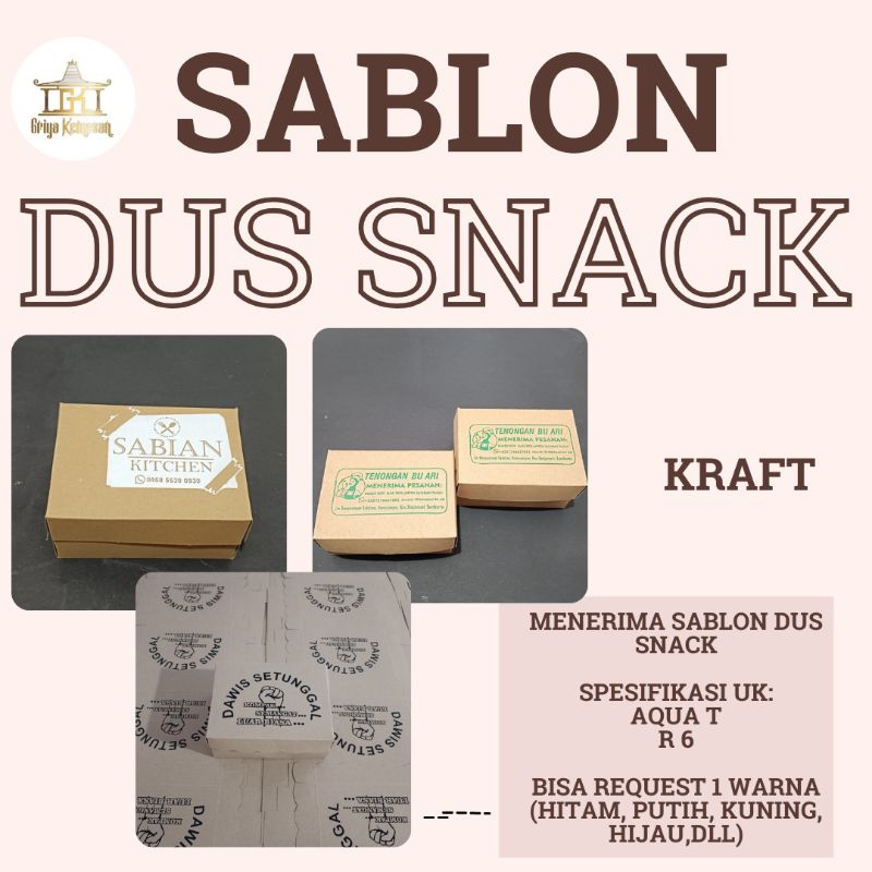 

SABLON DUS SNACK AQUA T DAN R5 CUSTOM