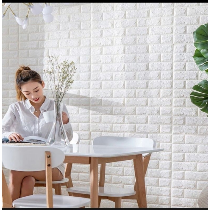 Wallpaper Foam Bata 3D 70cmx77cm / 70 x 77 cm Wallpaper foam Batik