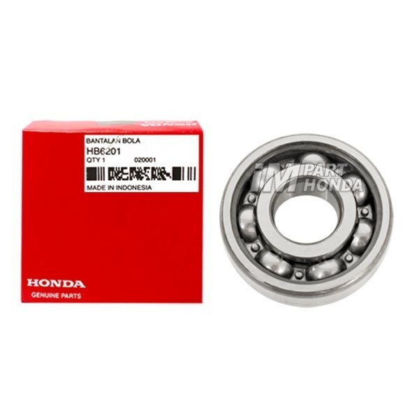 LAHAR / BEARING / LAHER RODA DEPAN SUPRA X 125 6201 ORIGINAL HONDA