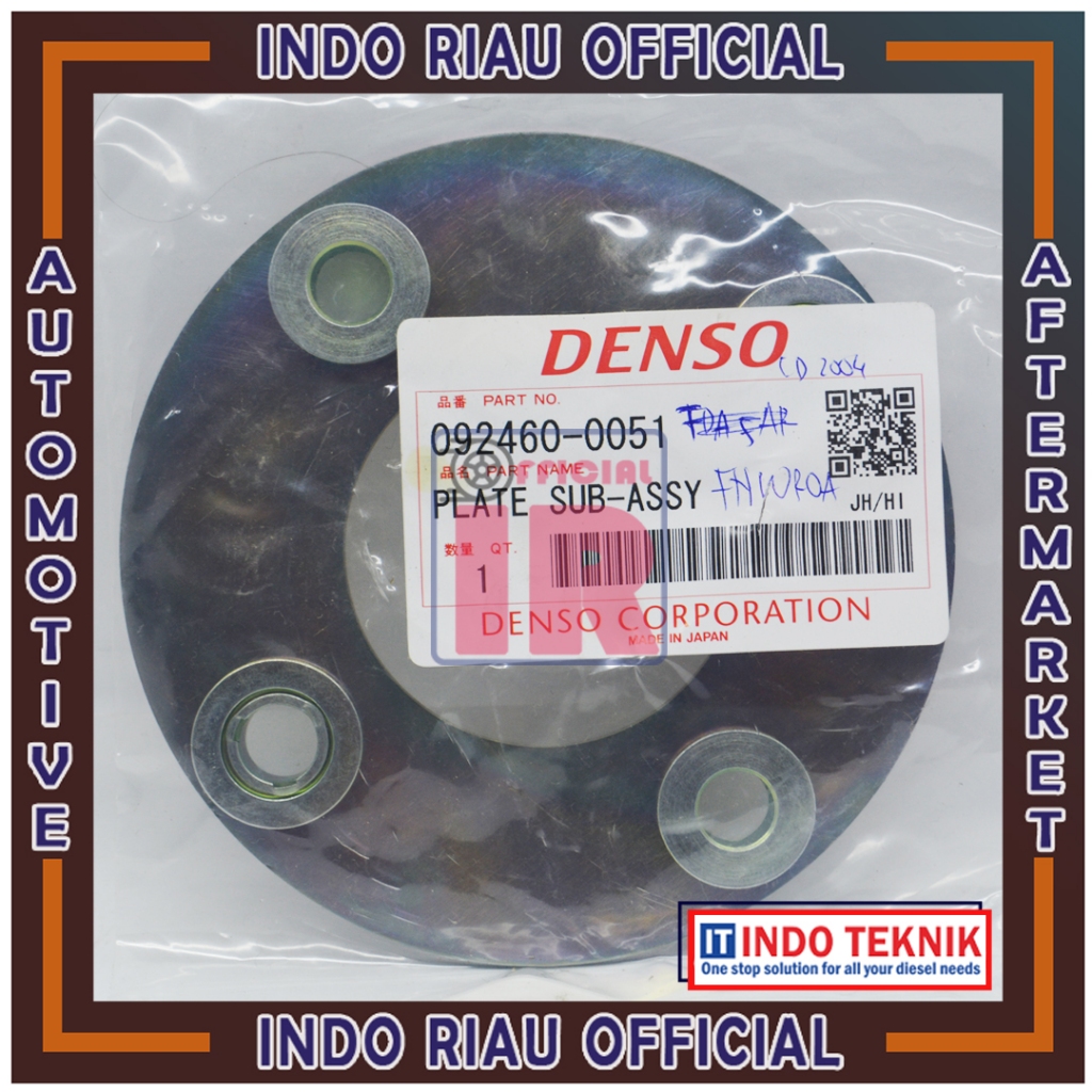Plat Coupling Injection Pump Denso 092460-0051 092460-0050 - Plate Sub Assy ND092460-0051 Komatsu PC