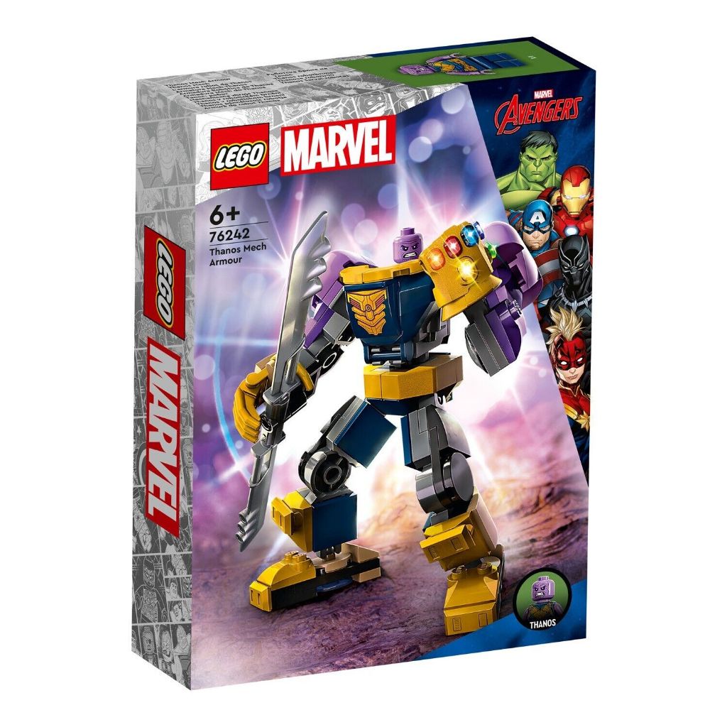 LEGO Marvel Superheroes - 76242 Thanos Mech Armor Set Robot Armour Original Brick Avengers Action Fi