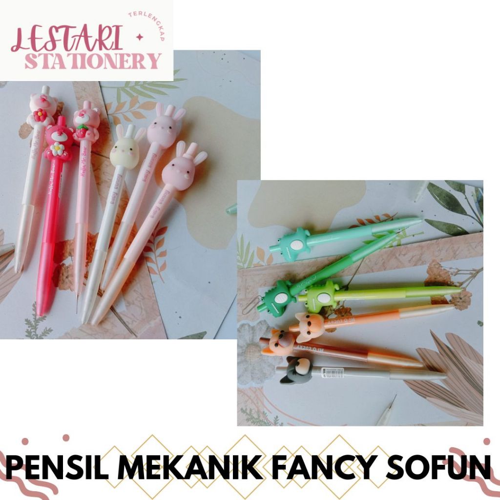Pensil Mekanik fancy/pensil mekanik 0.5/pensil cute Lestari Stationery