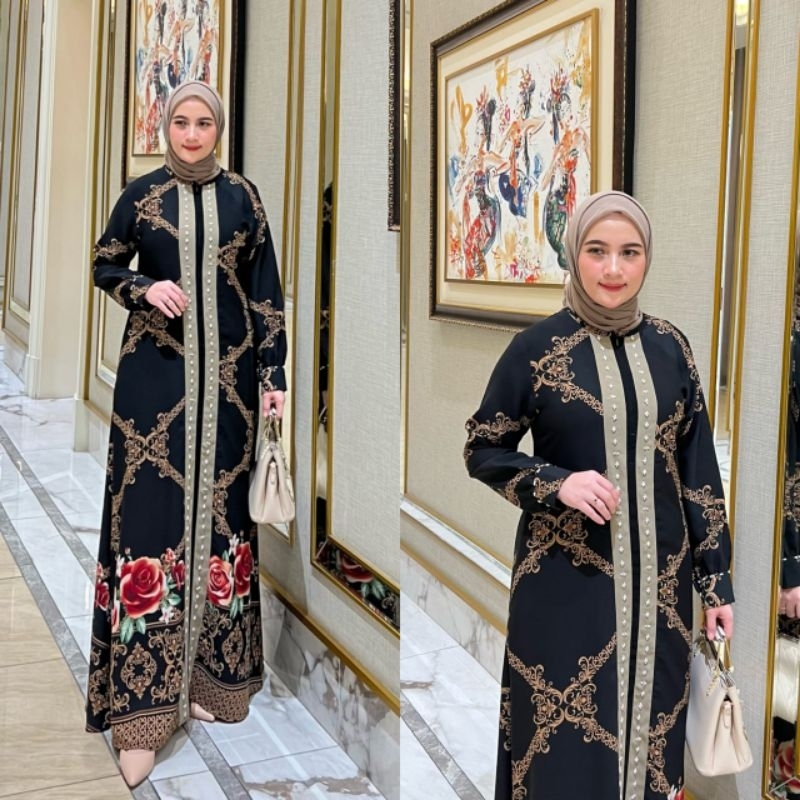 rania vol 3 by Irena fashion / gamis simpel / gamis motif