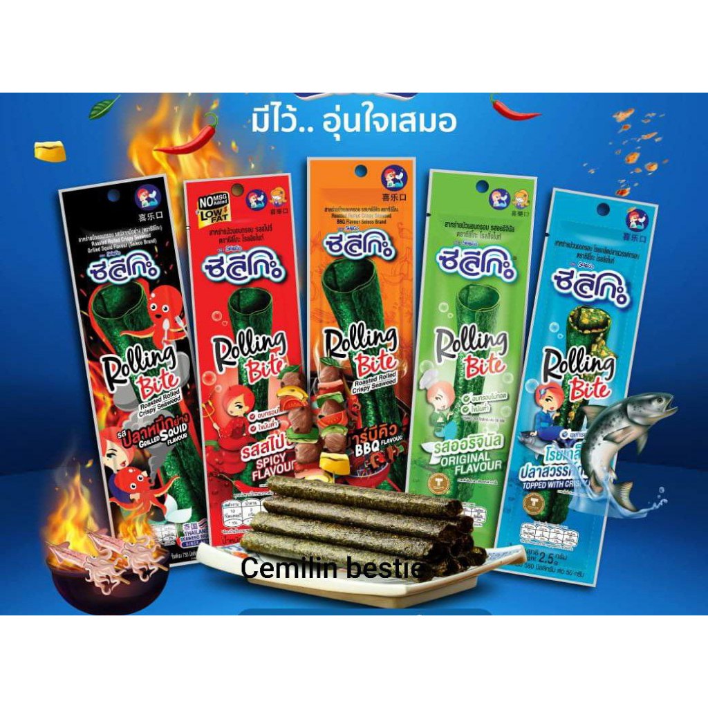 

Rolling bite seaweed snack import