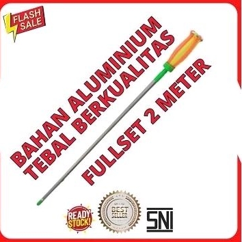 TONGKAT LAMPU / TONGKAT PENGGANTI LAMPU/ Stick Lampu Ukuran 2 meter / Tongkat Lampu Ukuran Kepala / 