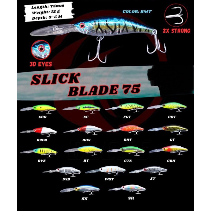 Lure Sotelo Slick Blade 75