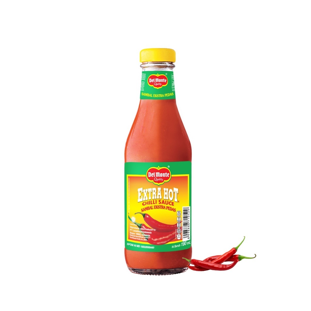 

Delmonte Saus Extra Hot Chilli 190 mL