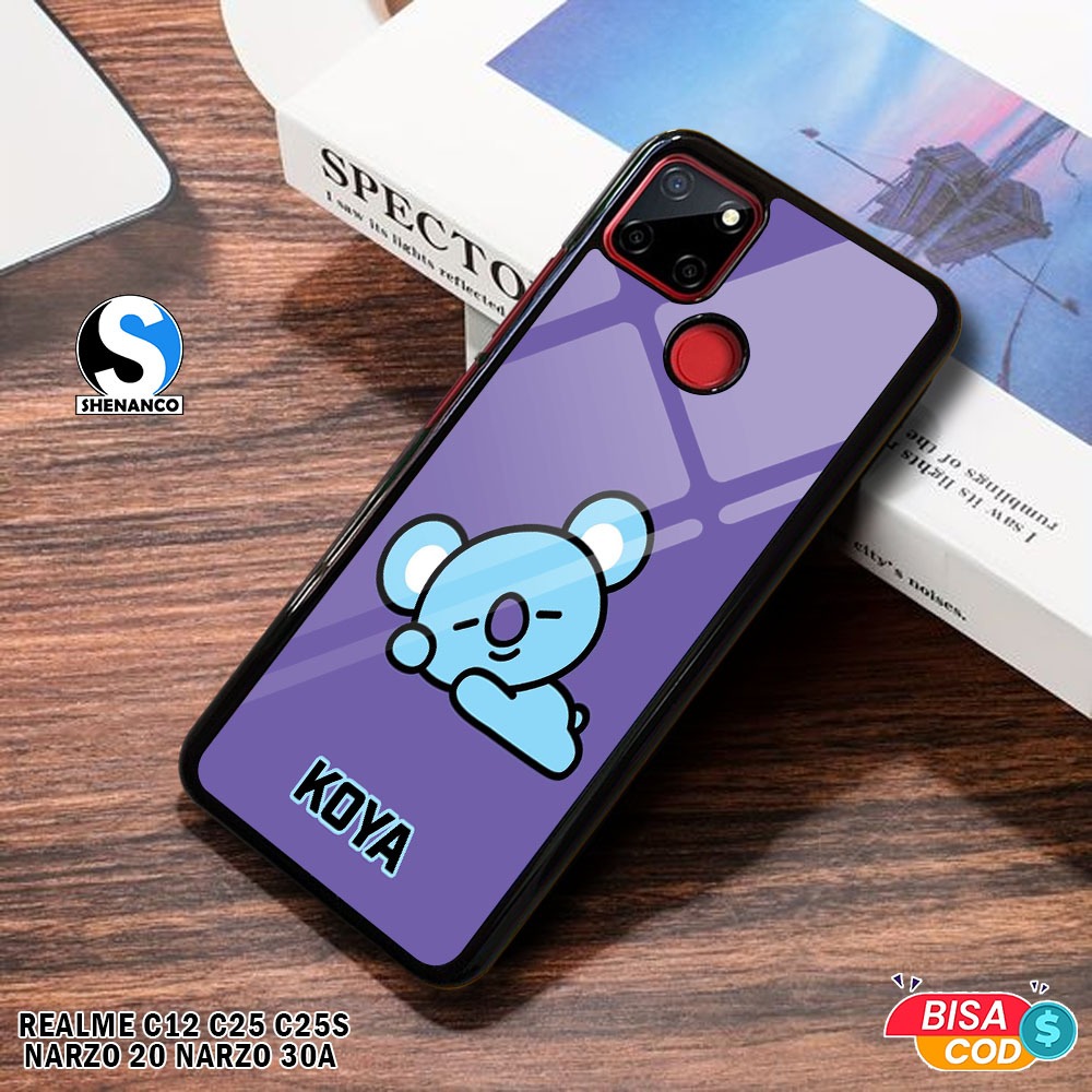 [COD] Case Realme C12 C25 Narzo 20 30A Casing Hp Motif BT21 Koya Aesthetic Gambar Wallpaper Custom D