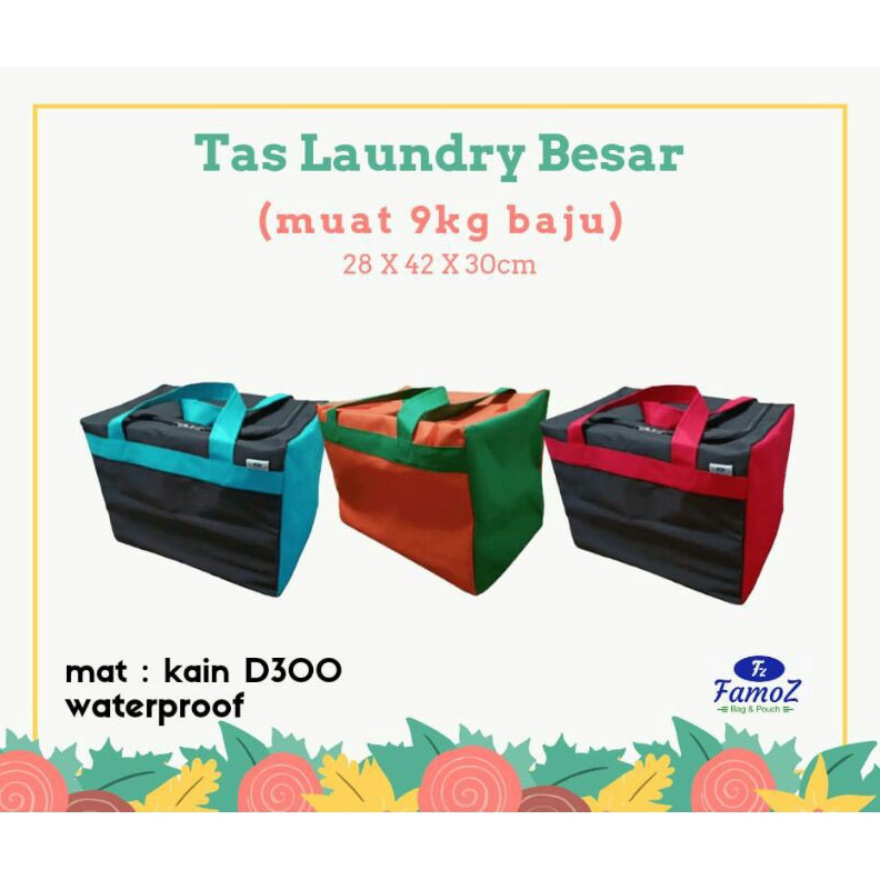 KODE D43X Tas besar serbaguna bahan kain bagus  tas travel  tas laundry kain
