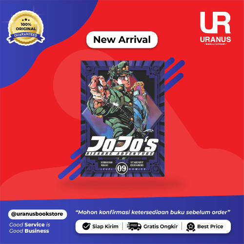 LC :JOJO'S BIZARE ADVENTURE 9 - 100% ORI - EL - TOKO BUKU URANUS NGAGEL SURABAYA