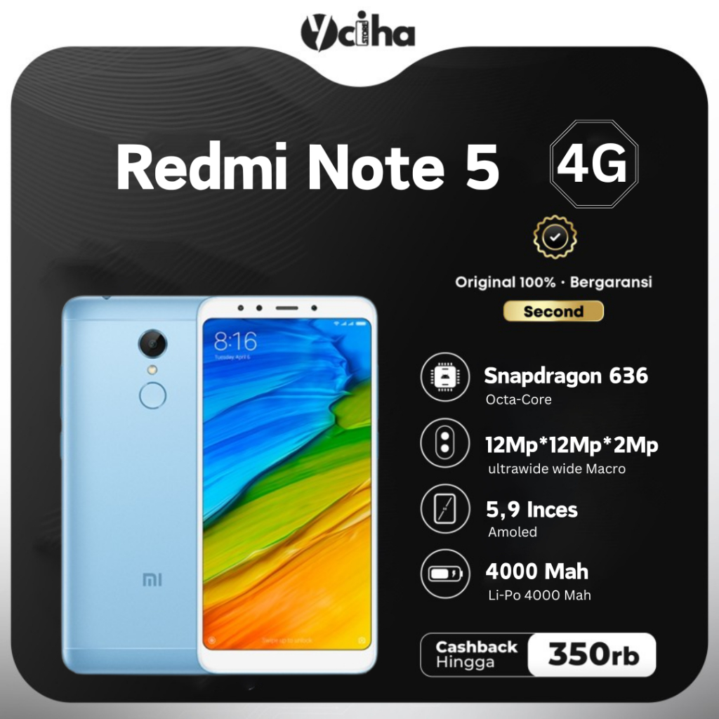 Xiaomi Redmi Note 5 4/64GB Second