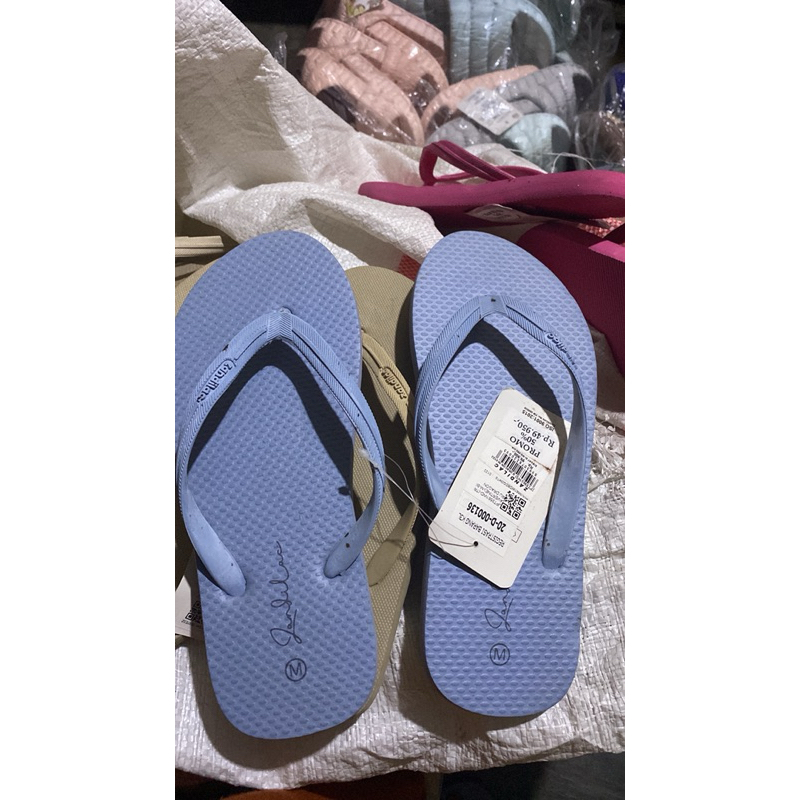 sandal jepit zandilac wanita ori