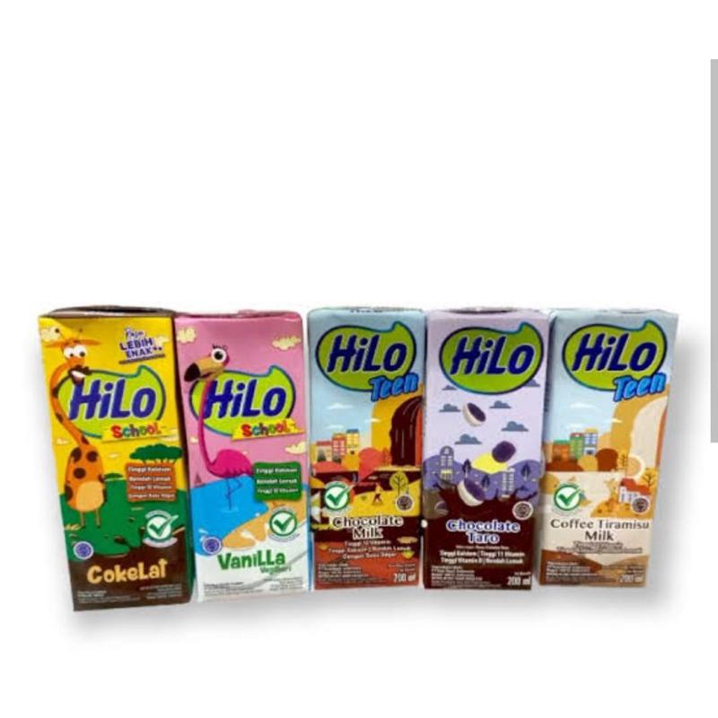 

HiLo susu UHT 200ml aneka varian