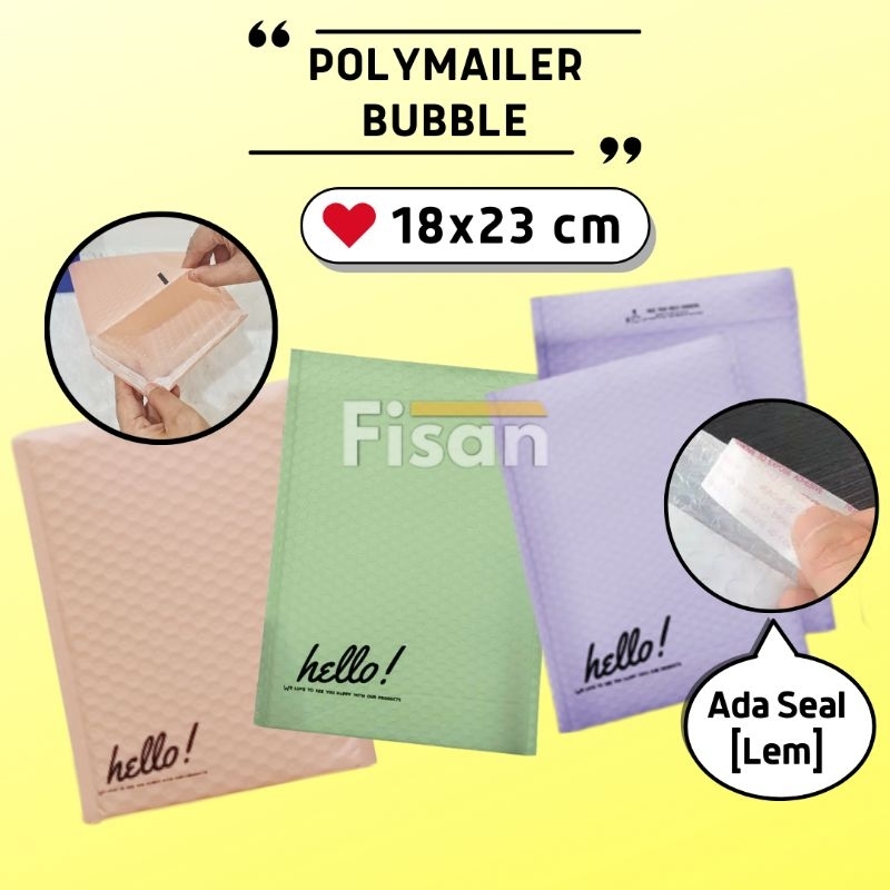 

Kantong Packing Polymailer Bubble / Amplop Bubble 18x23