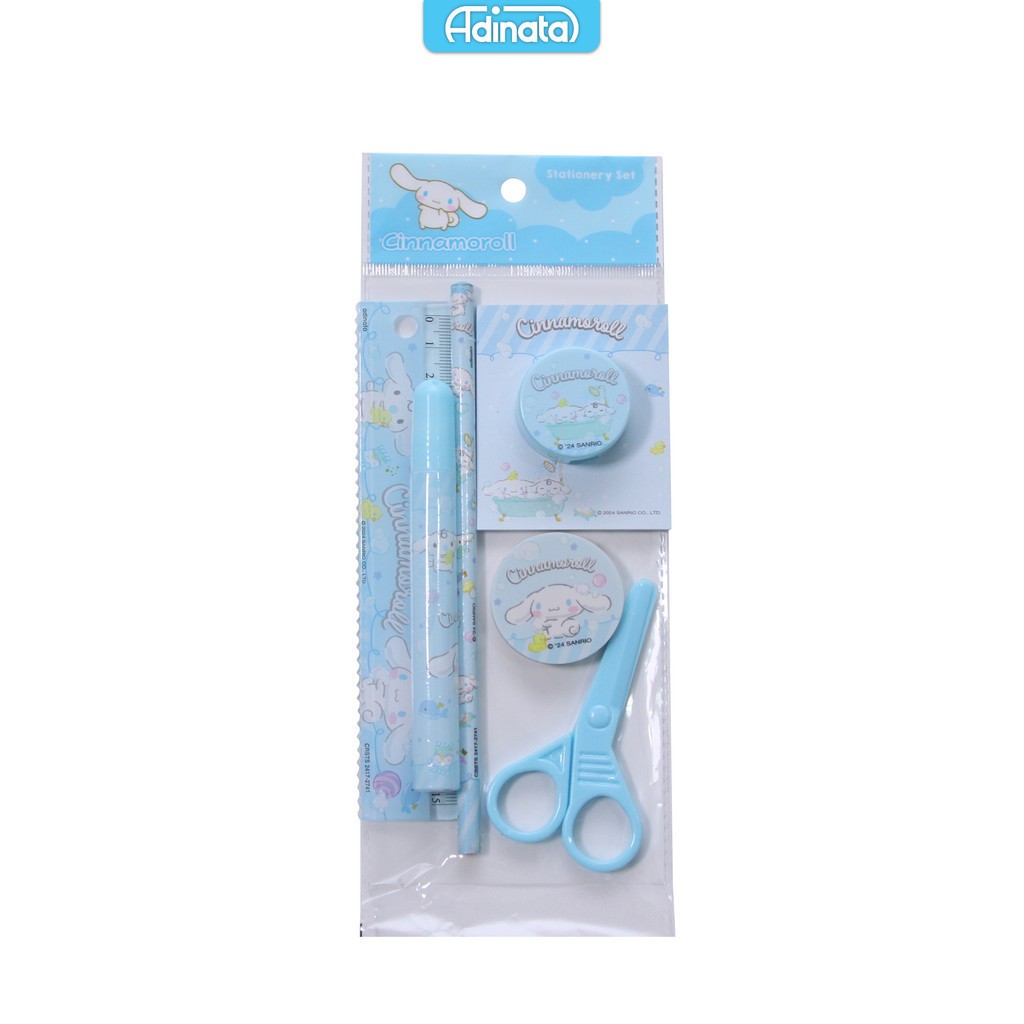 

Alat Tulis Cinnamoroll stationery set 7 Adinata / paket alat tulis / alat tulis karakter - Adinata