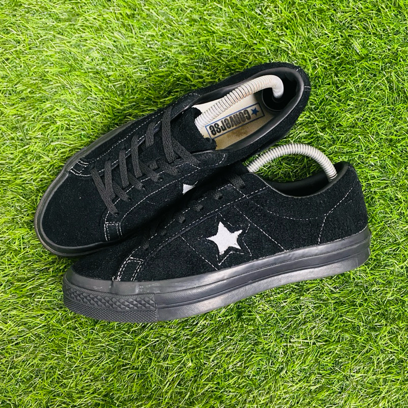 CONVERSE ONE STAR OX SUEDE FULL BLACK | 39.5/25 Cm