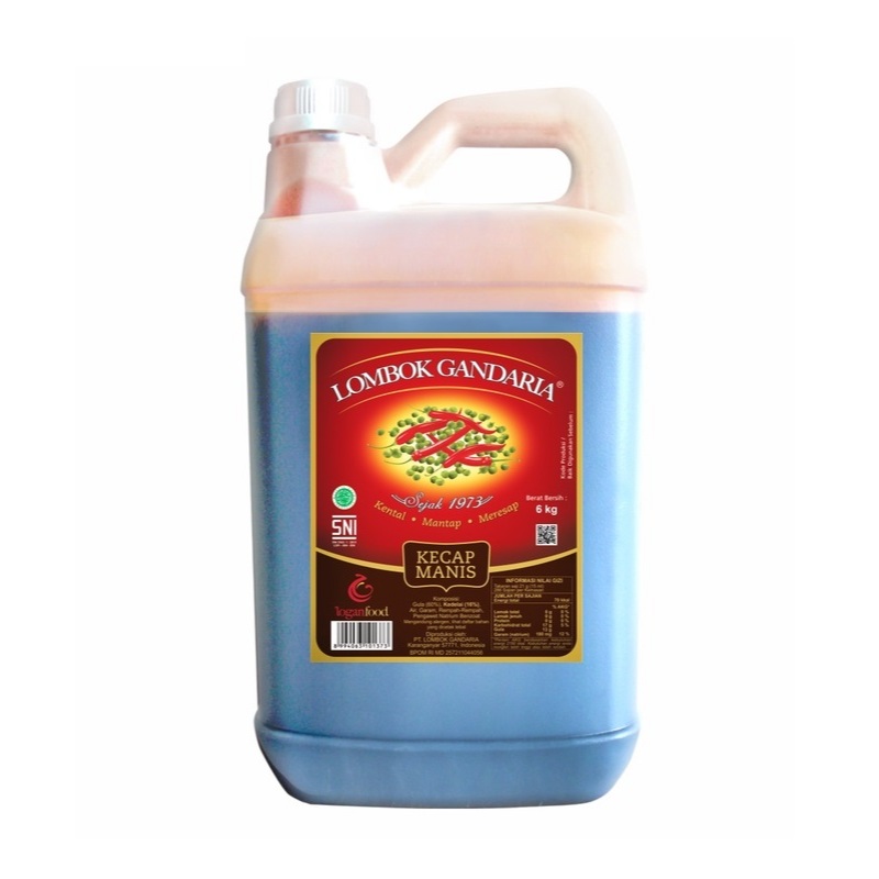 

kecap manis lombok gandaria merah 6 liter