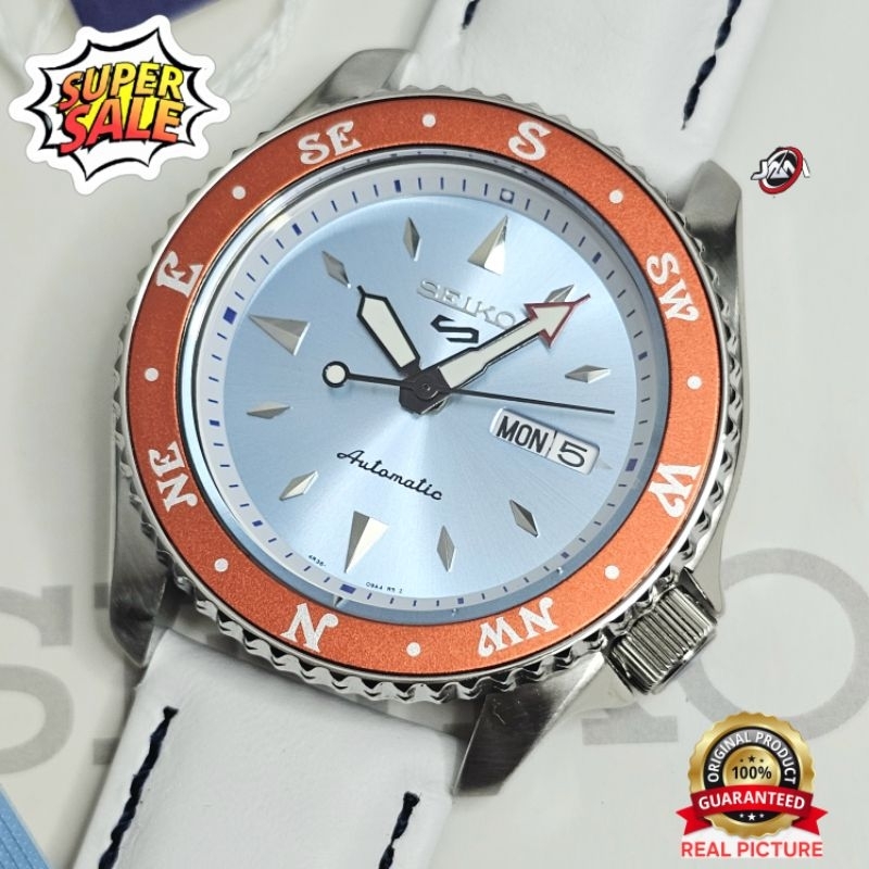 Seiko 5 One Piece X Nami Original Jam Tangan Pria  Automatic Free Box Ori
