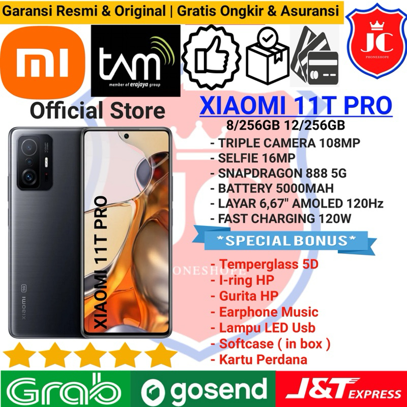 XIAOMI 11T PRO RAM 12/256GB 8/256GB GARANSI RESMI TAM XIAOMI INDONESIA - BONUS