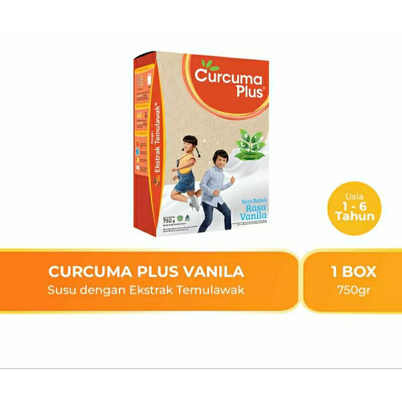 

curcuma plus susu vanilla 750 gram