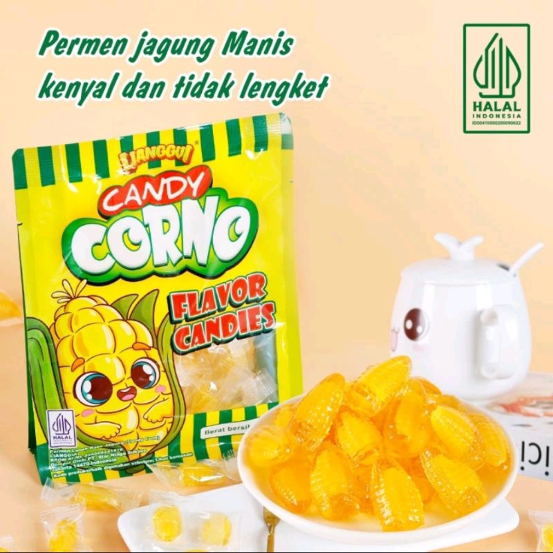 

[HALAL] LIANGGUI Candy Corno Permen Lunak Rasa Jagung 108g Permen Lianggui rasa Jagung