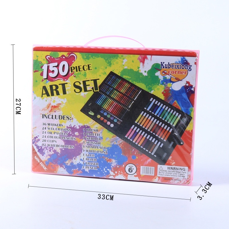

[DEWINA] CRAYON SET PERALATAN GAMBAR LUKIS PENSIL WARNA/ ART SET ISI 150 PCS