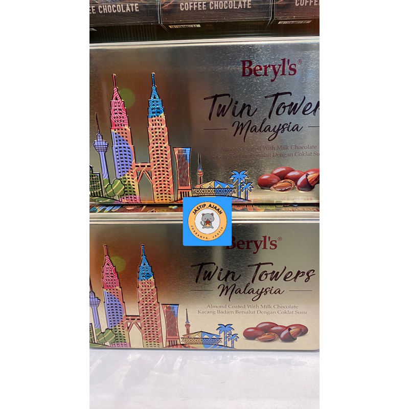 

Beryl's Twin Towers Malaysia Almond Coated With Milk Chocolate (180g)