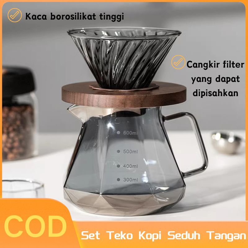 Teko kopi,teko kopi berlian segi delapan,teko kopi seduh tangan,teko kopi tetes,teko kopi saring