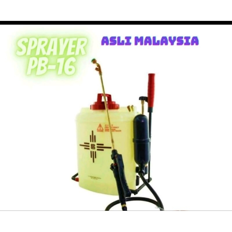 Sprayer PB-16 Asli Malaysia/ Alat Semprot Tangki Manual Pertanian PB 16 Liter Asli Malaysia