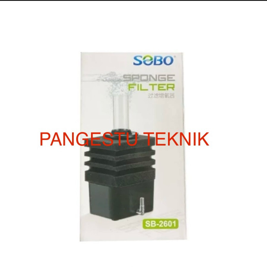 SOBO Sponge Filter SB-2601 Filter Air Aquarium Sponge Biofoam Saringan