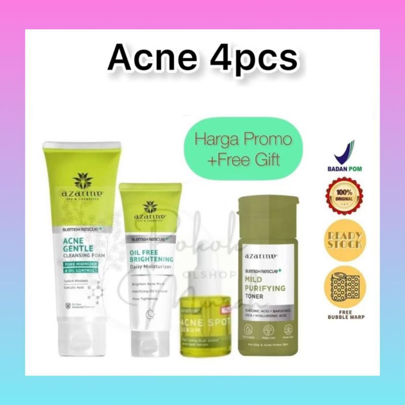 Azarine Paket Acne 4pcs