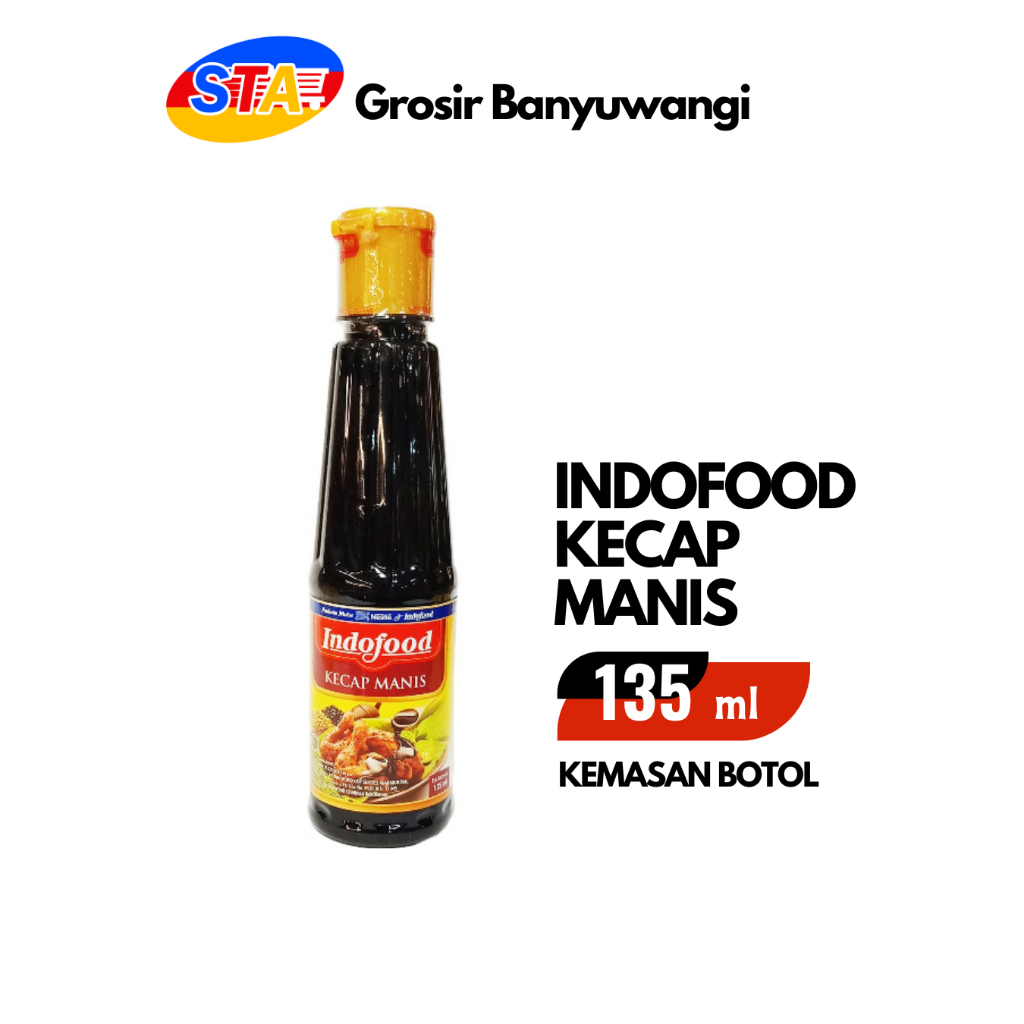 

[JATIM] KECAP INDOFOOD 135ML | KECAP MANIS BOTOL