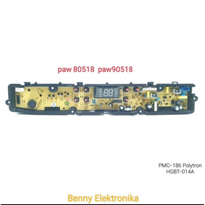modul mesin cuci polytron top loading