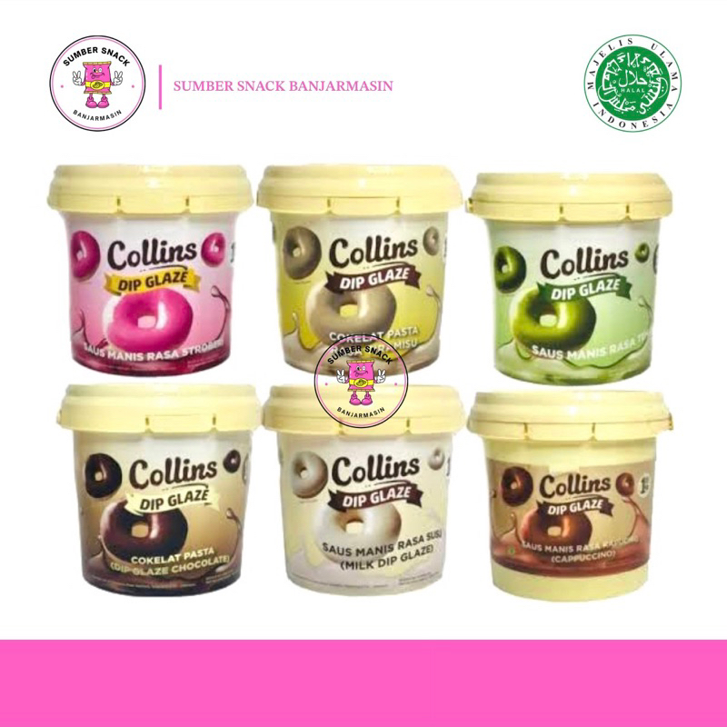 

Collins Dip Glaze (1kg) (9 Varian Rasa)