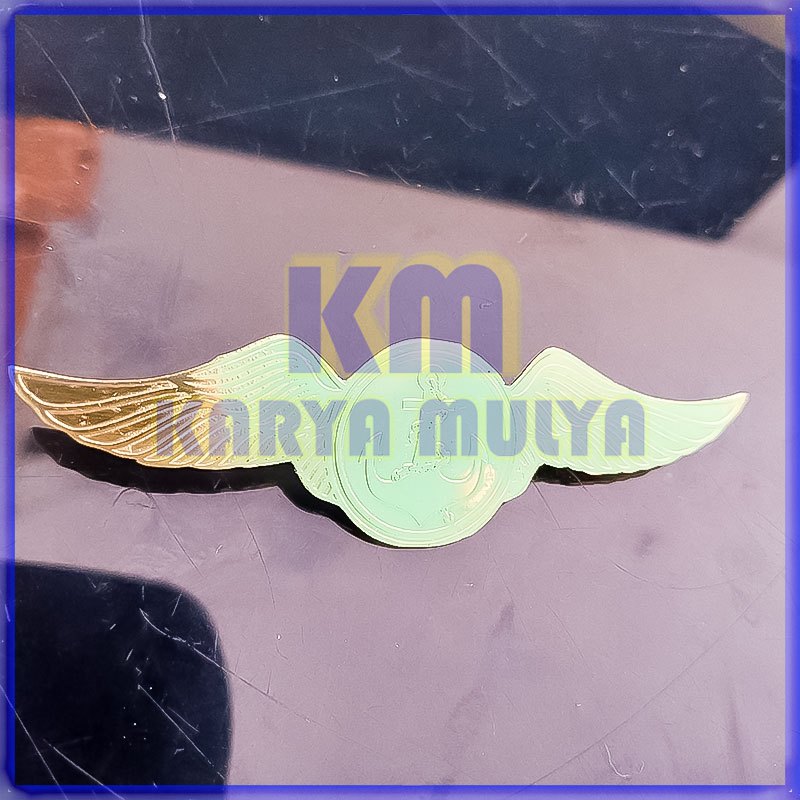 Wing Pelayaran Logo Jangkar - Wing Atribut Sekolah Pelayaran - Karya Mulya