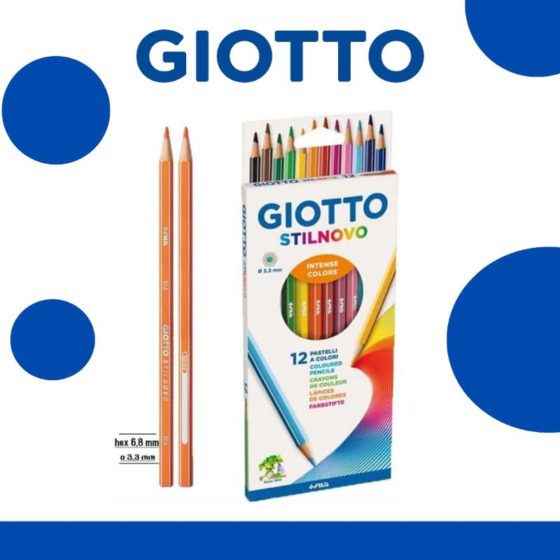 

GIOTTO STILNOVO CARDBOARD 12 COLOR
