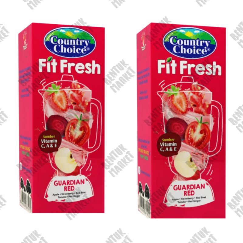 

Country Choice Juice Fit Fresh Guardian Red 250ml / Jus Segar / Minuman Instan