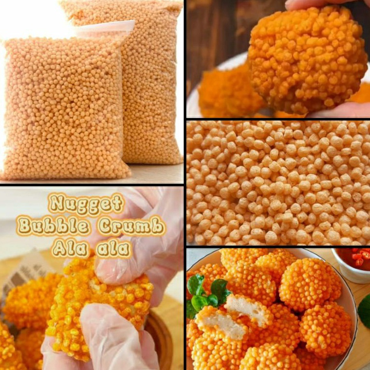 

Kejutan disini MURAH Cawang Emas Bubble Crumbs 25gr Kemasan Repack Tepung Roti Nugget Bubble Nugget