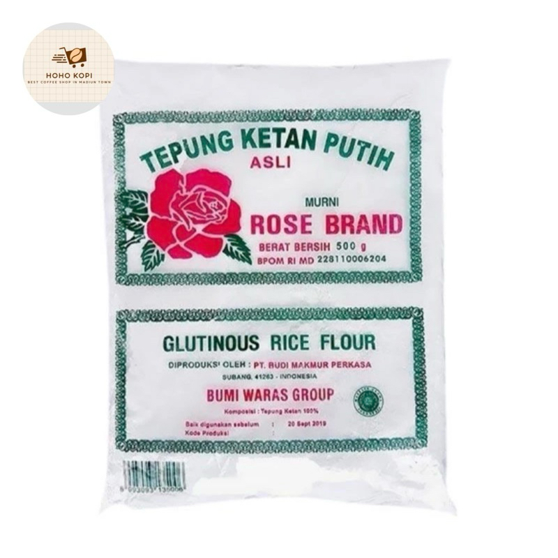 

tepung ketan rose brand 500gr dus