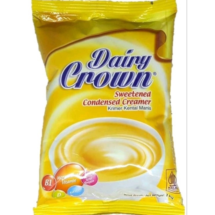 

Silahkan Beli Dairy Crown 1kg Susu Krimer Kental Manis 1kg Dairy Crown