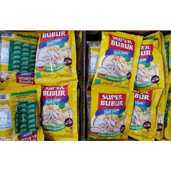 

Restock SUPER BUBUR BURYAM 22 gr RENCENG