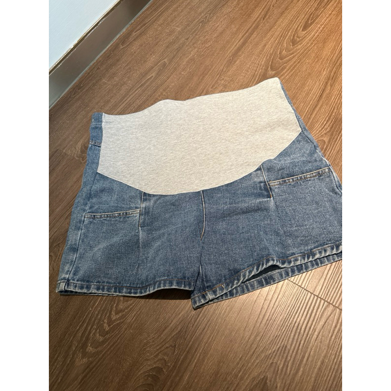 HELLOLILO maternity denim short - celana pendek jeans hamil