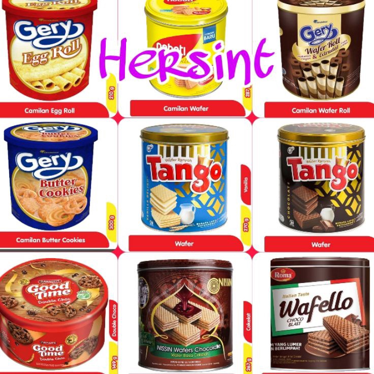 

Paket Ekslusif READY STOCK GOOD TIME TANGO GERY dan ANEKA BISKUIT LEBARAN ED TERBARU