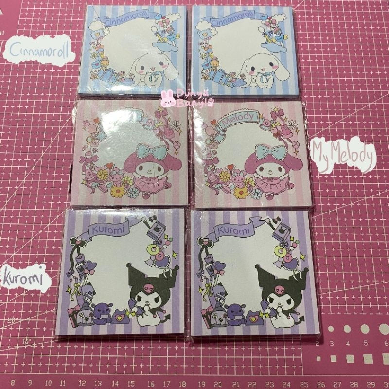 

MEMOPAD SABRIO 50 LEMBAR KUROMI CINNAMOROLL MY MELODY