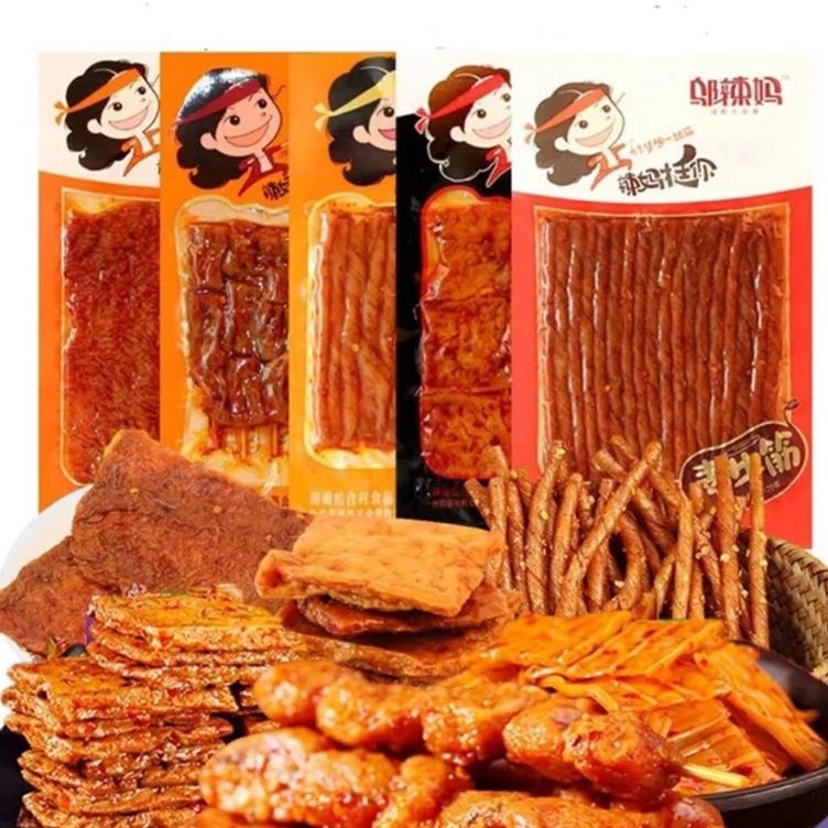 

Keren abis HALAL Snack Latiao Wulama Strip Kembang Tahu