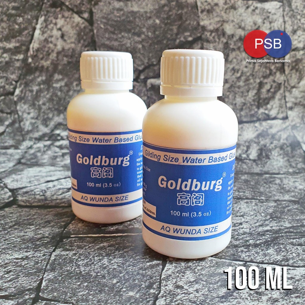 Lem Prada Gold Foil Leaf Adhesive 100 ml / Cairan Perekat Prada