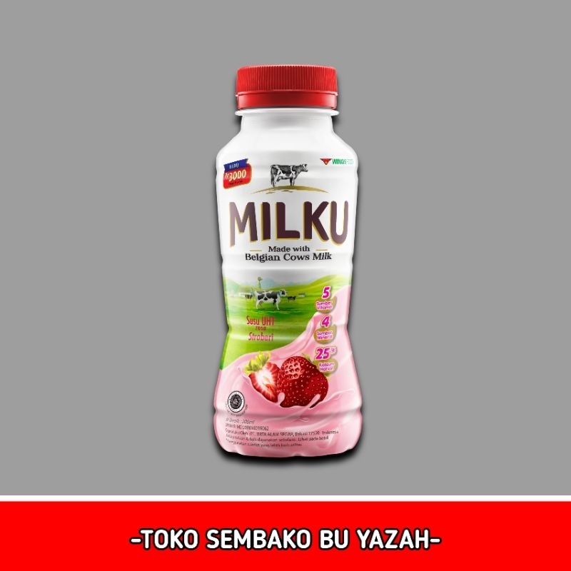 

MILKU Rasa Strawberry | SUSU UHT